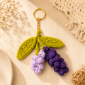 Handmade Crochet Lavender Keychain